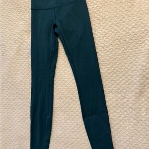 Lululemon Athletica Deep Teal Leggings